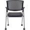 Lorell Plastic Arms/Back Nesting Chair, PK2 41847 - alternate 3
